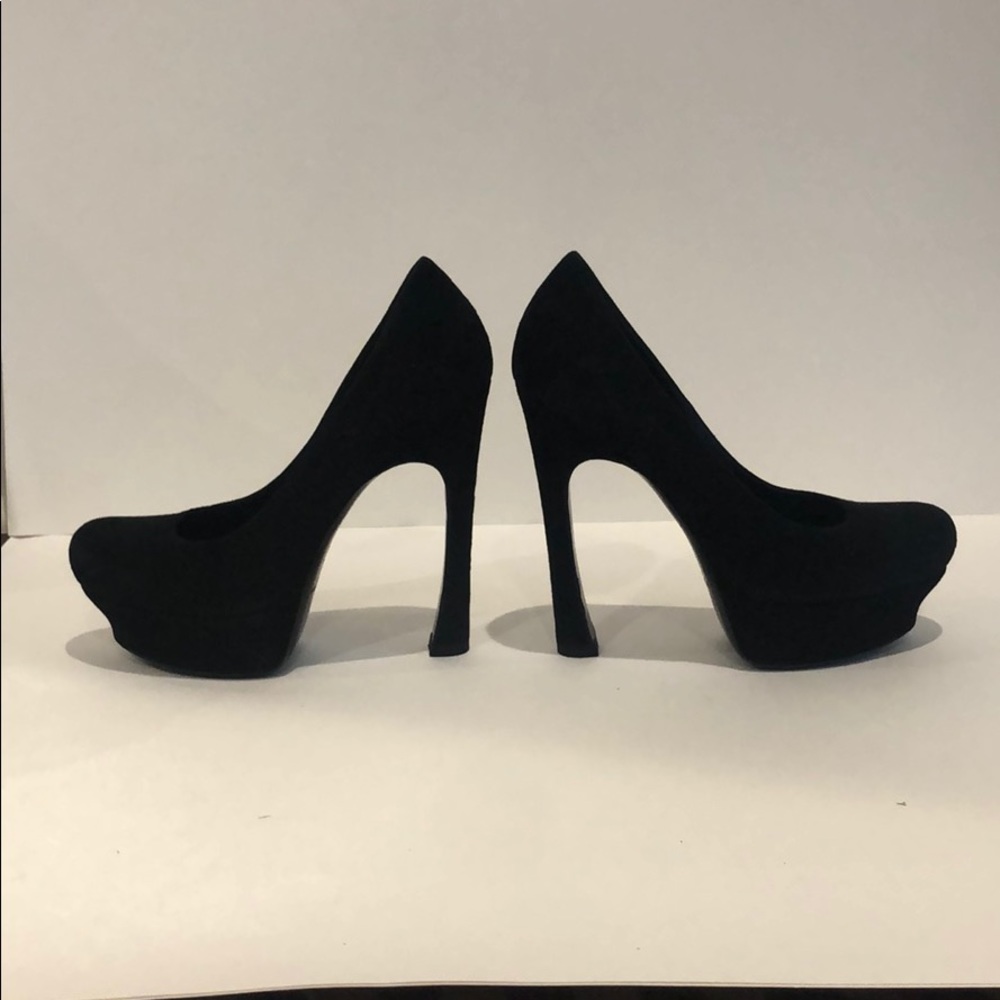 YSL BLack Suede Heel 37.5